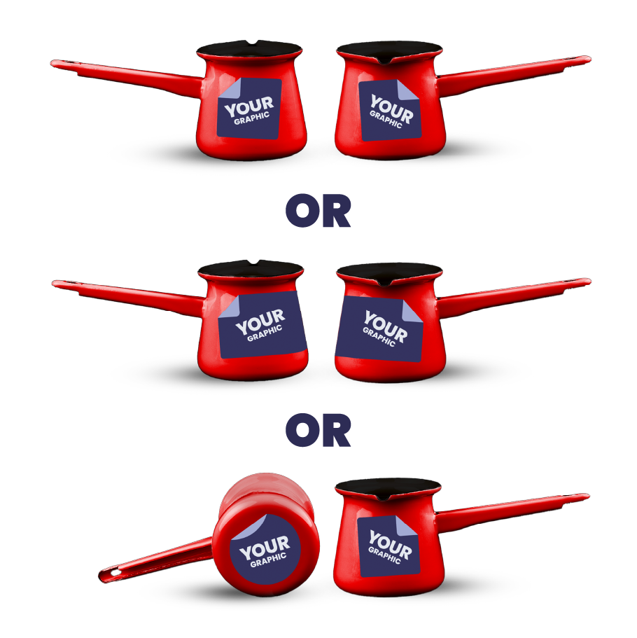 Grafika po obu stronach lub dookoła lub po jednej stronie i na spodzie