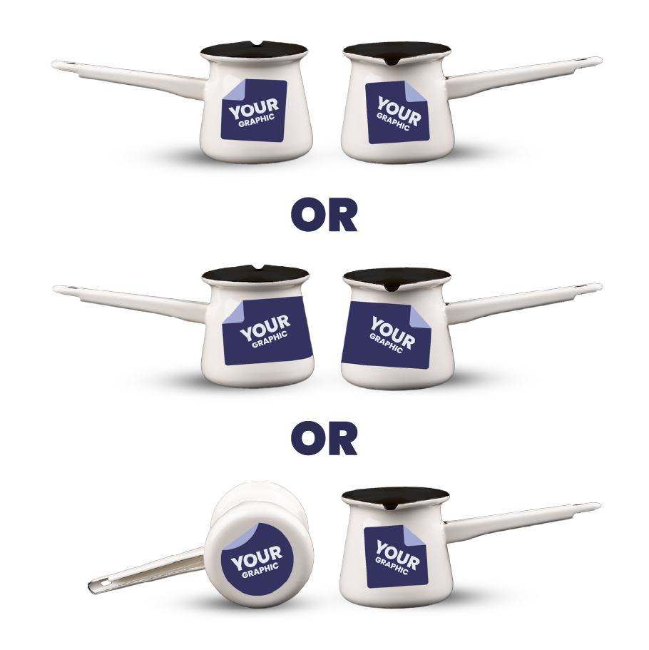 Grafika po obu stronach lub dookoła lub po jednej stronie i na spodzie