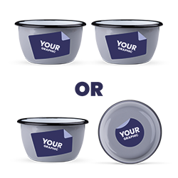 Grafika po obu stronach lub po jednej stronie i na spodzie