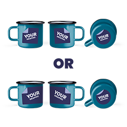 Grafika po obu stronach i na spodzie lub dookoła i na spodzie